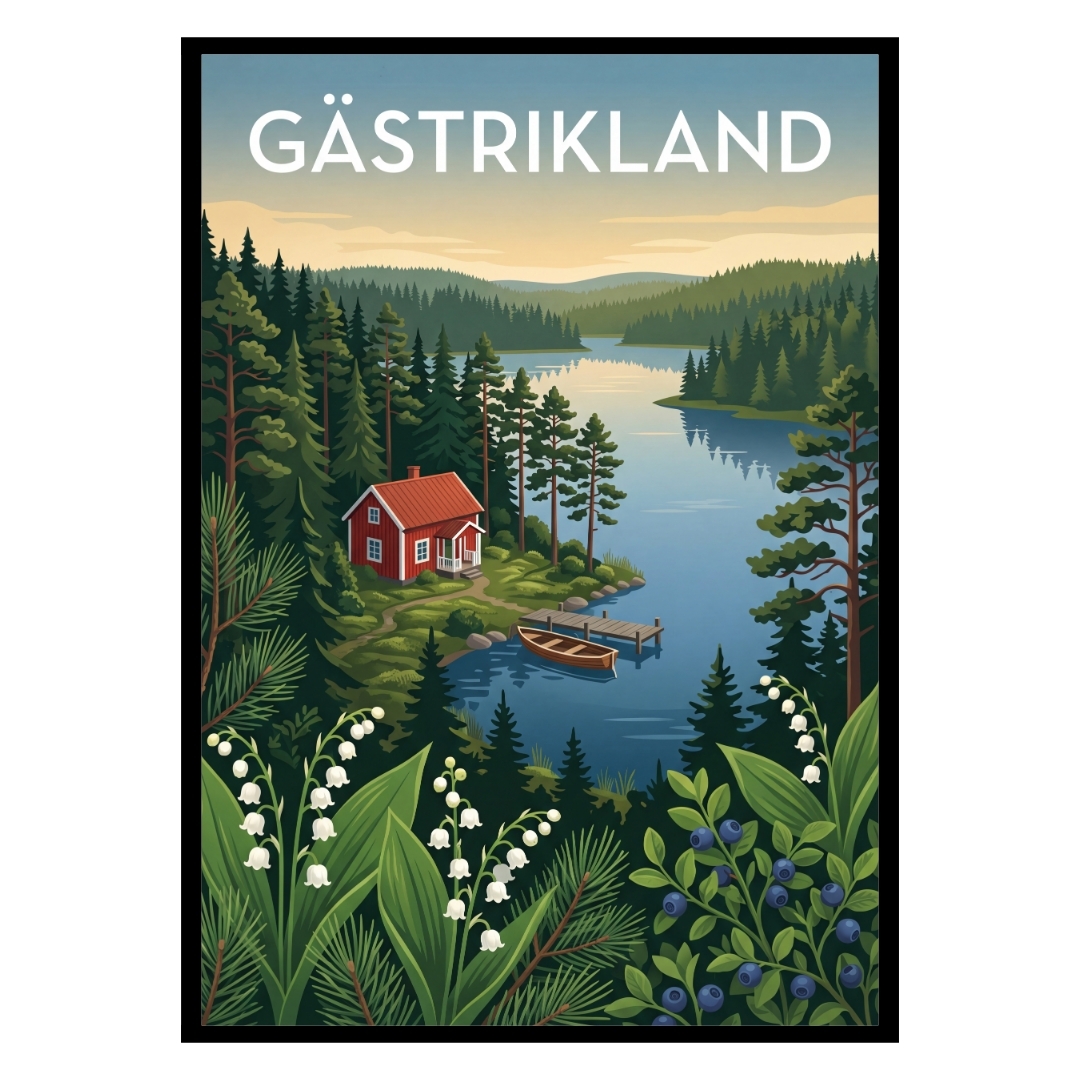 Gästrikland Sweden Poster