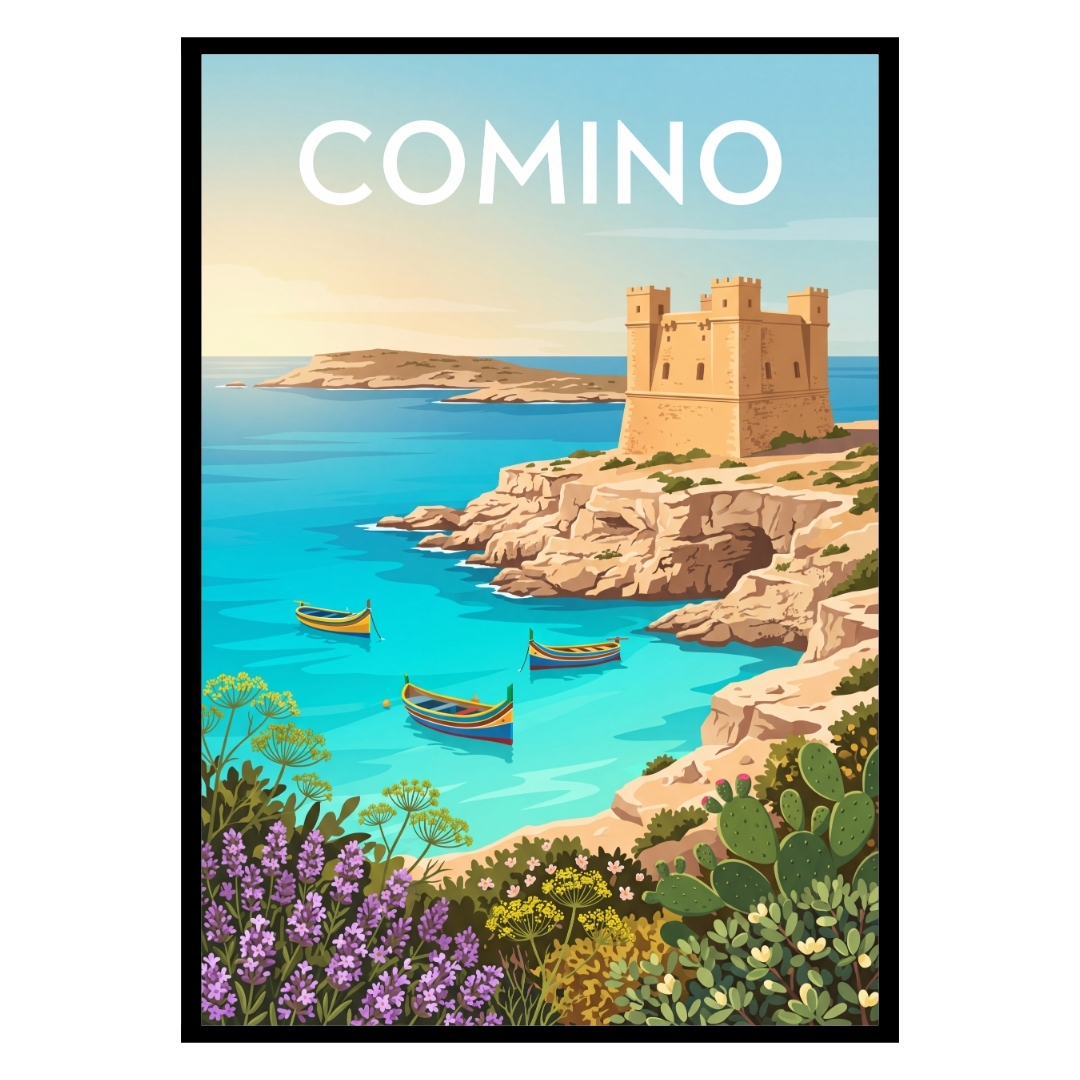 Comino Malta Poster