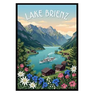 Lake Brienz Switzerland Poster