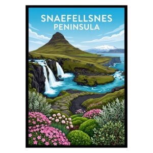 Snaefellsnes Peninsula Iceland Poster