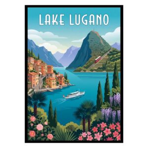 Lake Lugano Switzerland Poster