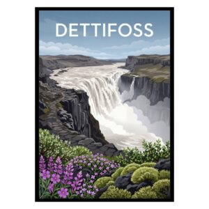 Dettifoss Iceland Poster