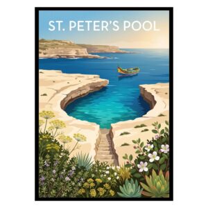 St. Peter's Pool Malta Poster