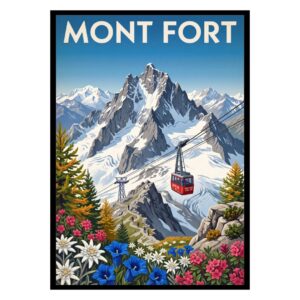 Mont Fort Peak Switzerland Poster