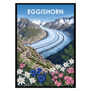 Eggishorn Viewpoint Switzerland Poster