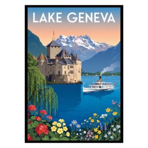 Lake Geneva Switzerland Poster