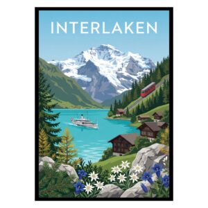 Interlaken Switzerland Poster
