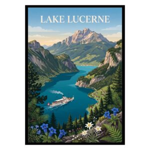 Lake Lucerne Switzerland Poster