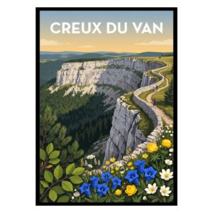 Creux du Van Natural Amphitheatre Switzerland Poster