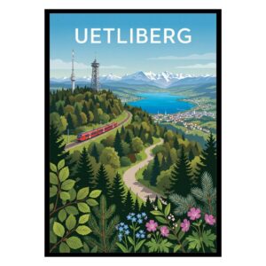 Uetliberg Mountain Zurich Switzerland Poster