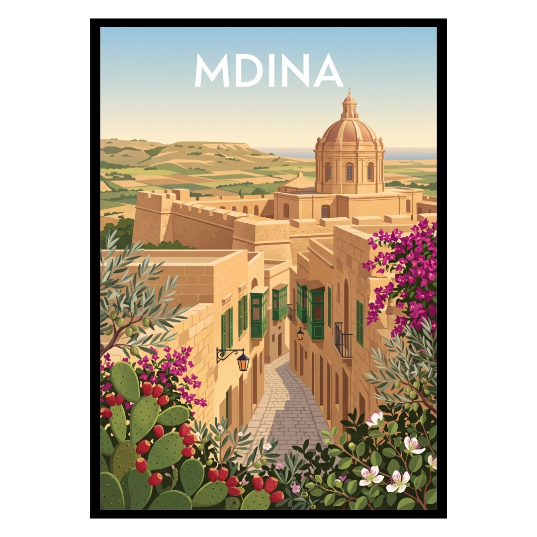Mdina Malta Poster